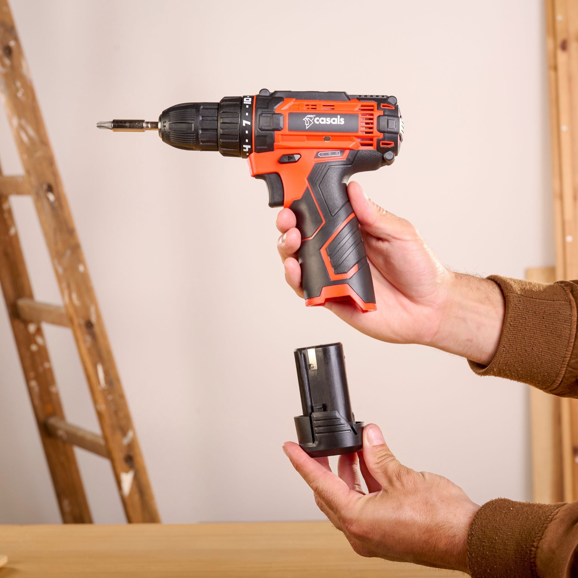 12V Cordless drill CSC1205BC Casals Tools